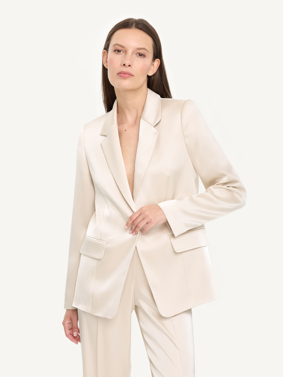 KMX Studio Klasyczna elegancka marynarka na jeden guzik