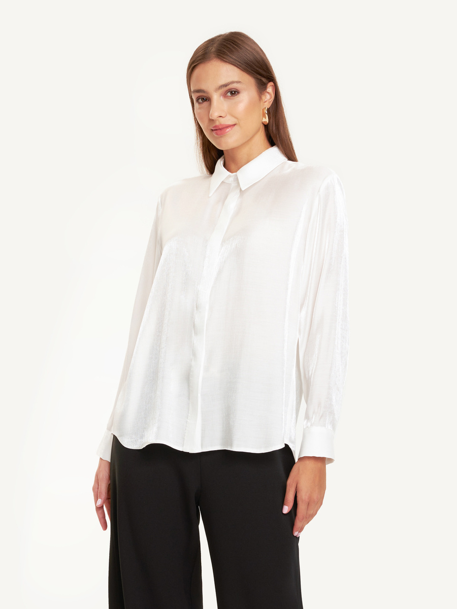 Koszula z subtelnym efektem błyszczenia