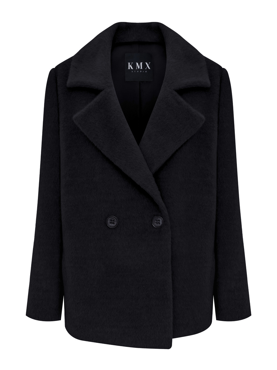 KMX Studio short Suri Alpaca jacket – black