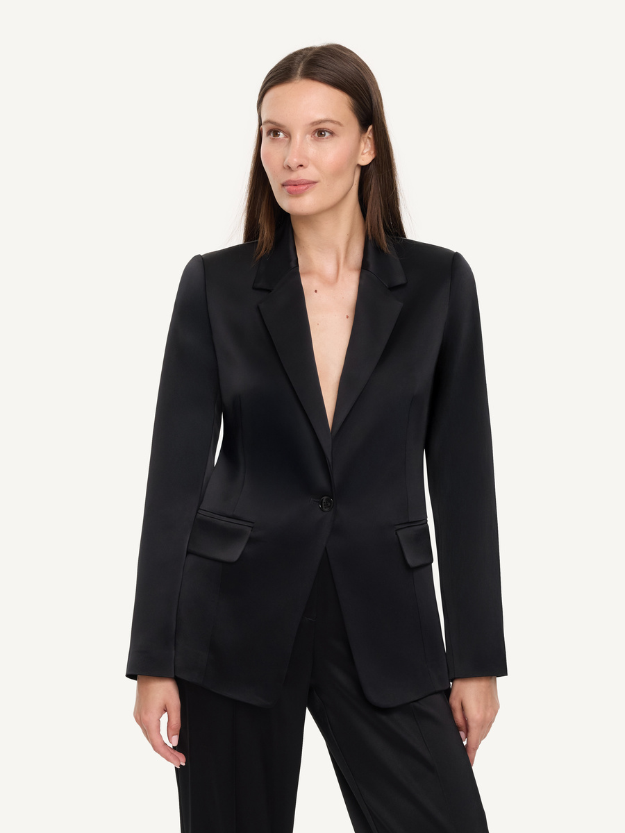 KMX Studio Klasyczna elegancka marynarka na jeden guzik